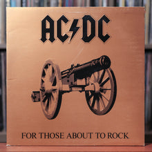 Load image into Gallery viewer, AC/DC - For Those About to Rock - 1981 Atlantic, VG/EX
