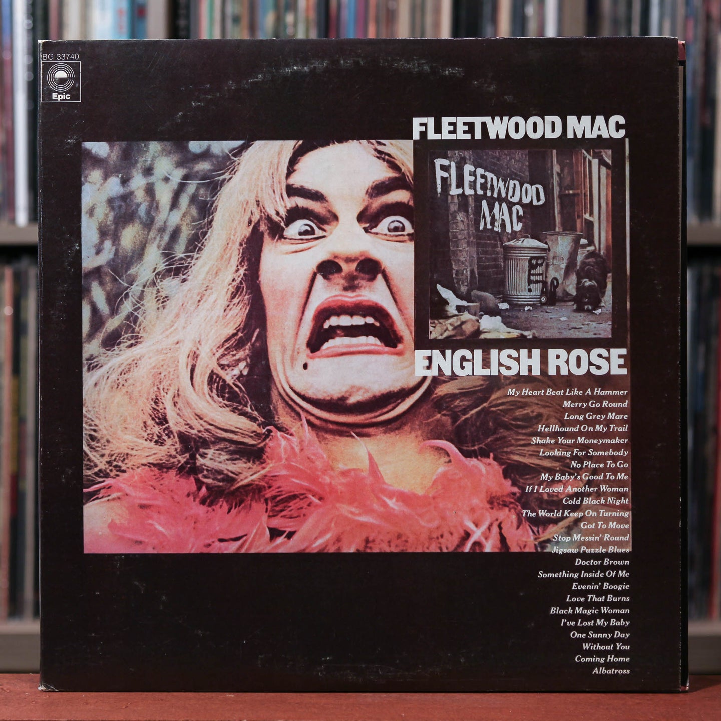 Fleetwood Mac - Fleetwood Mac/English Rose - 2 LP - 1973 Epic, VG+/VG+