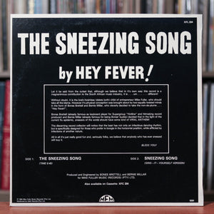 Hey Fever! - The Sneezing Song - 12" Single - South African Import - 1984 MFM, EX/EX