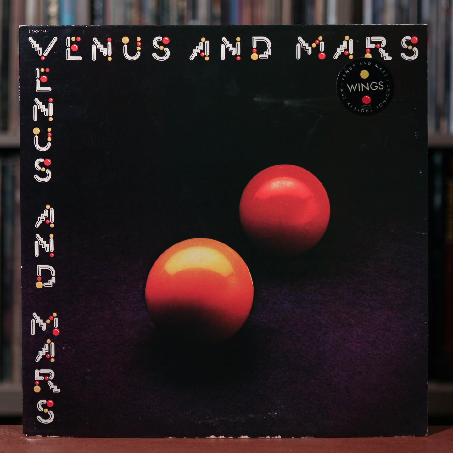 Wings - Venus and Mars - 1975 Capitol, VG+/VG+ w/Poster & Stickers