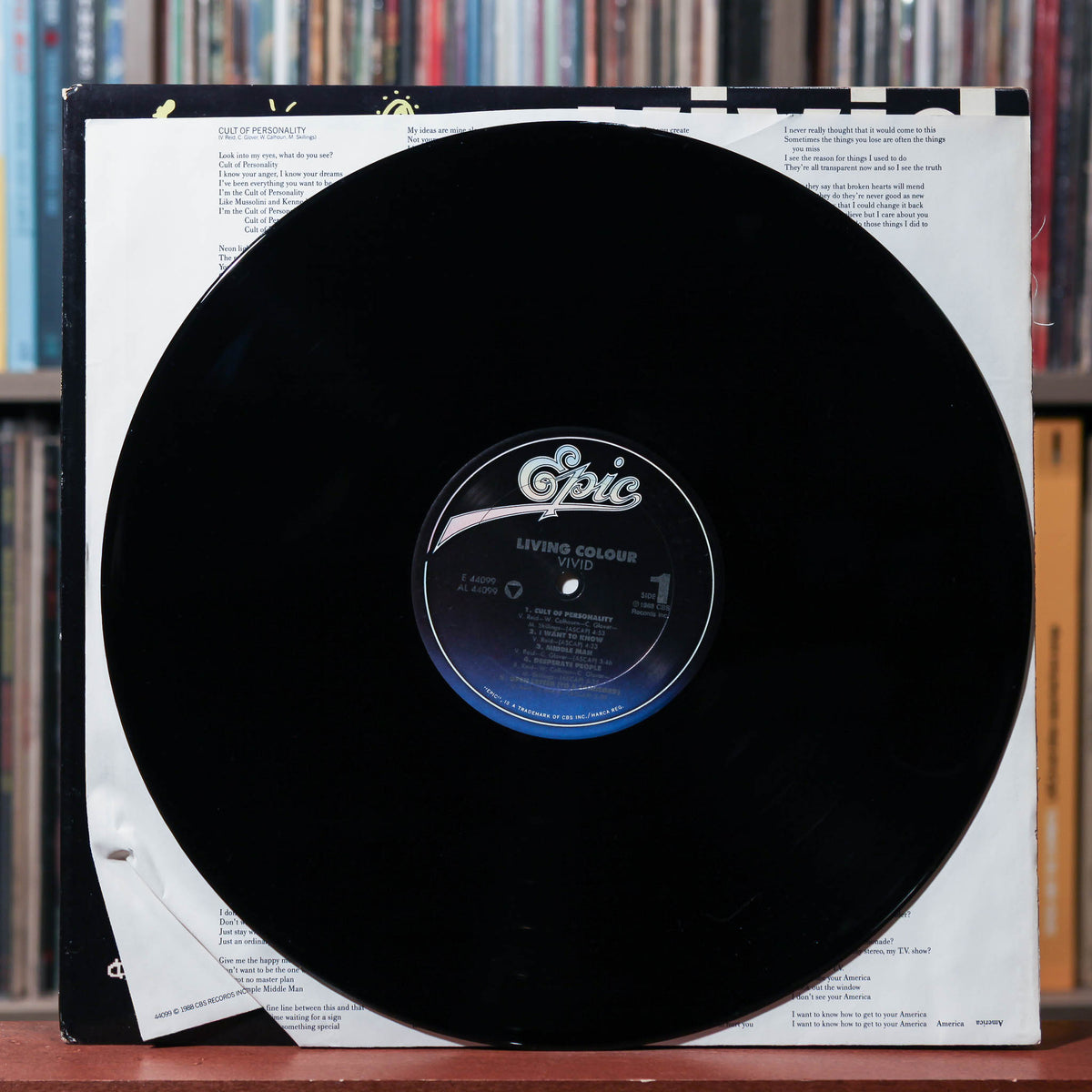 Living Colour Vivid 1988 Epic Vg Vg