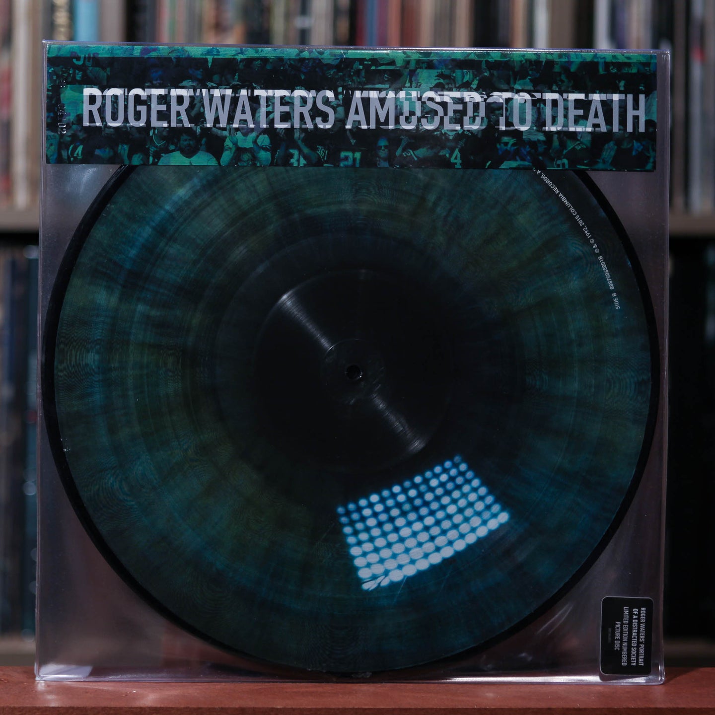 Roger Waters - Amused to Death - 2015 Columbia Europe - EX/EX - Picture Disc