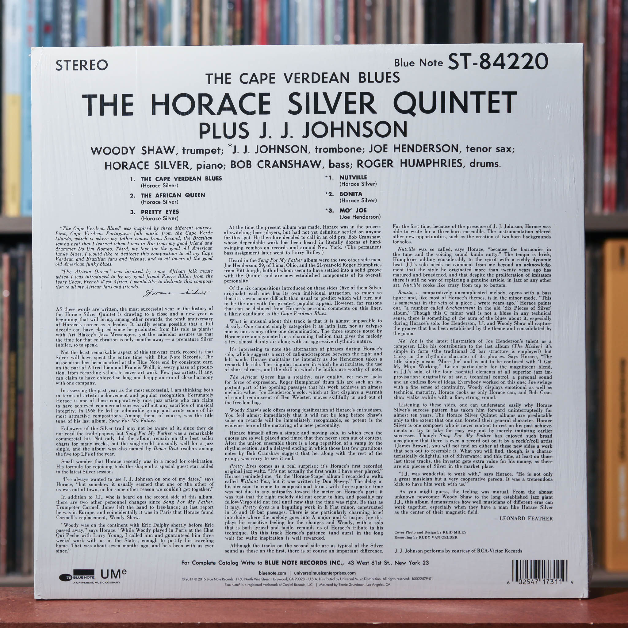 The Horace Silver Quintet - The Cape Verdean Blues - IN SHRINK 2015 Bl
