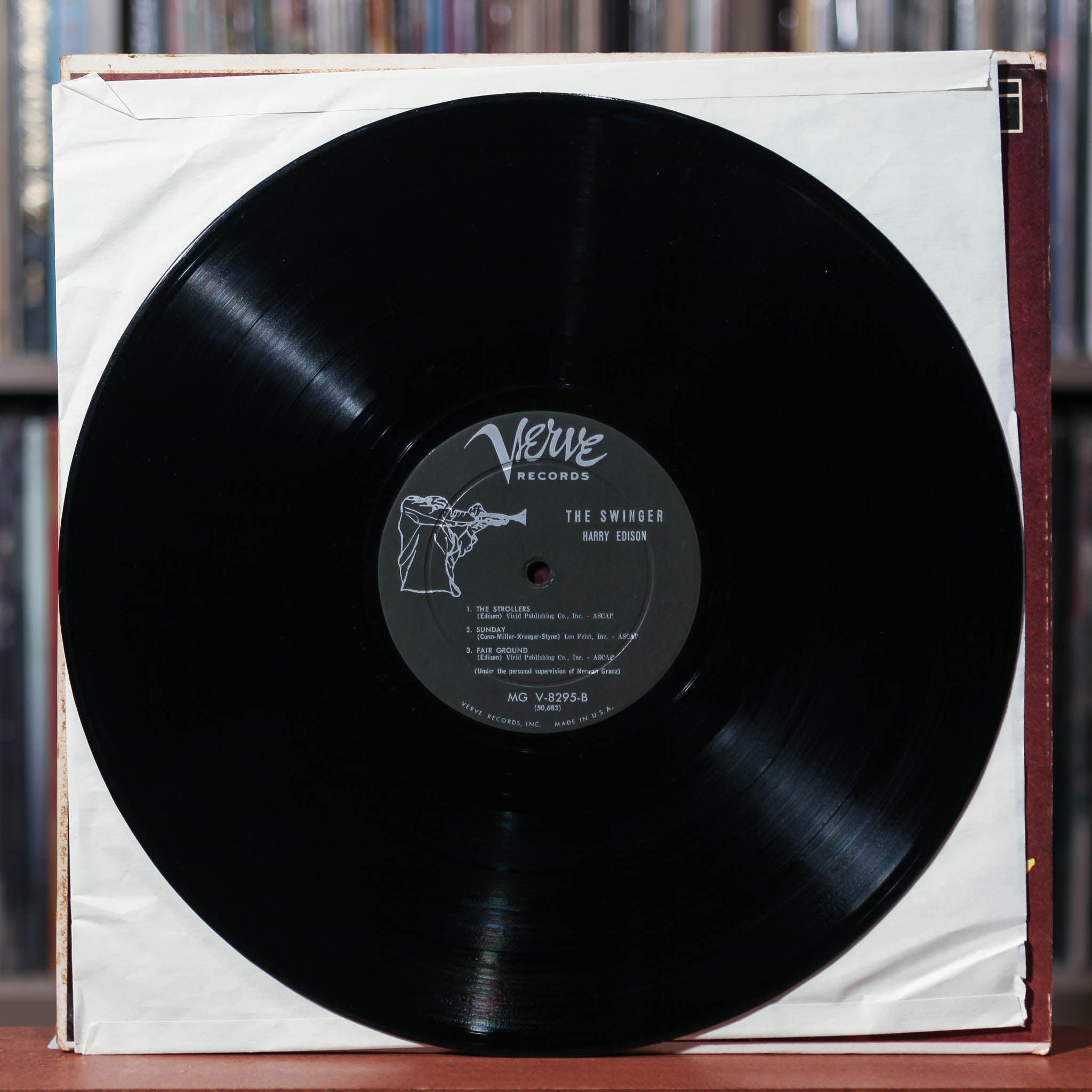 Harry Edison - The Swinger - 1958 Verve, VG+&frasl;EX