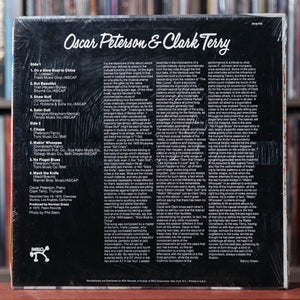 Oscar Peterson & Clark Terry - Self-Titled - 1975 Pablo, EX/EX w/Shrink