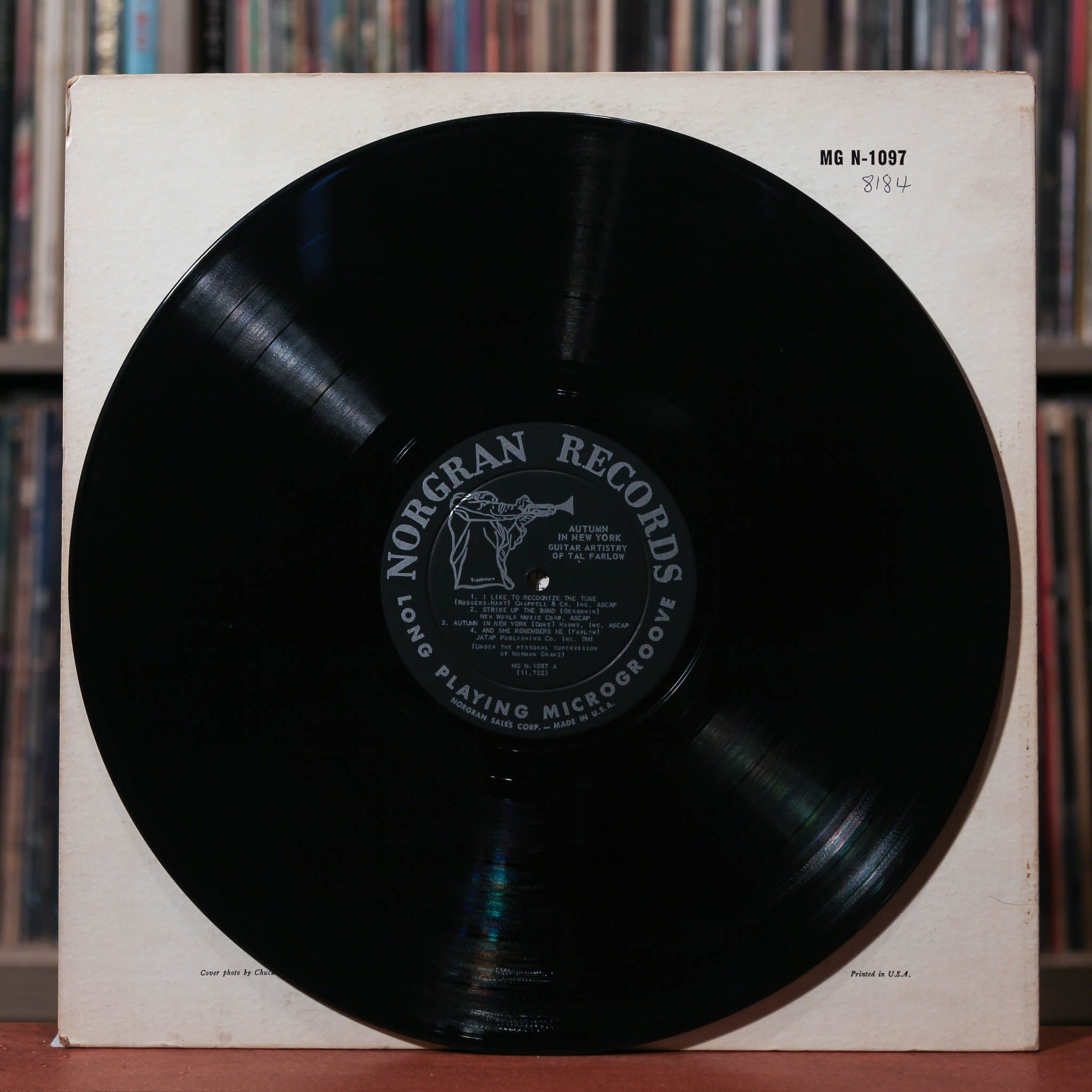 Tal Farlow - Autumn In New York - 1956 Norgran Records, VG+/VG+