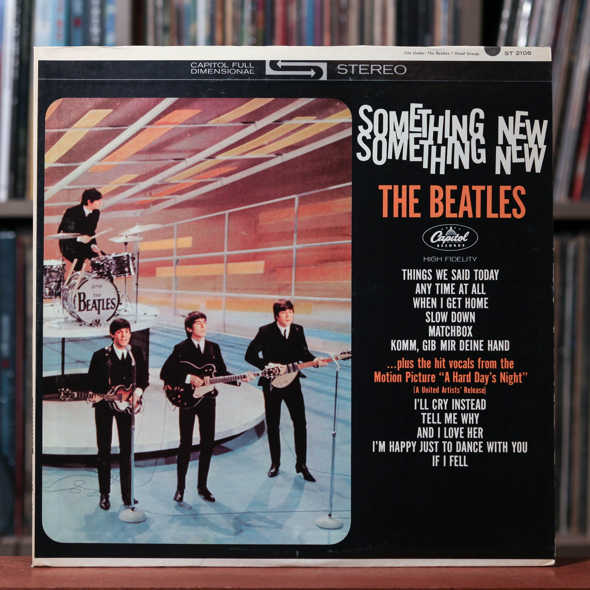ワールドワイドLP Beatles Something New 0602468019831 Capitol Records, App /00260 The Beatles Something New 1964 First Press LP Capitol Stereo ST