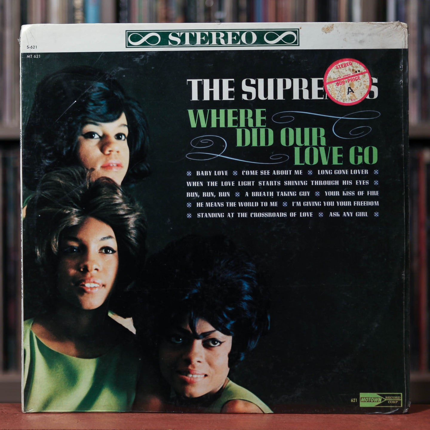 The Supremes -Where Did Our Love Go - 1964 Motown, VG+/EX w/Shrink