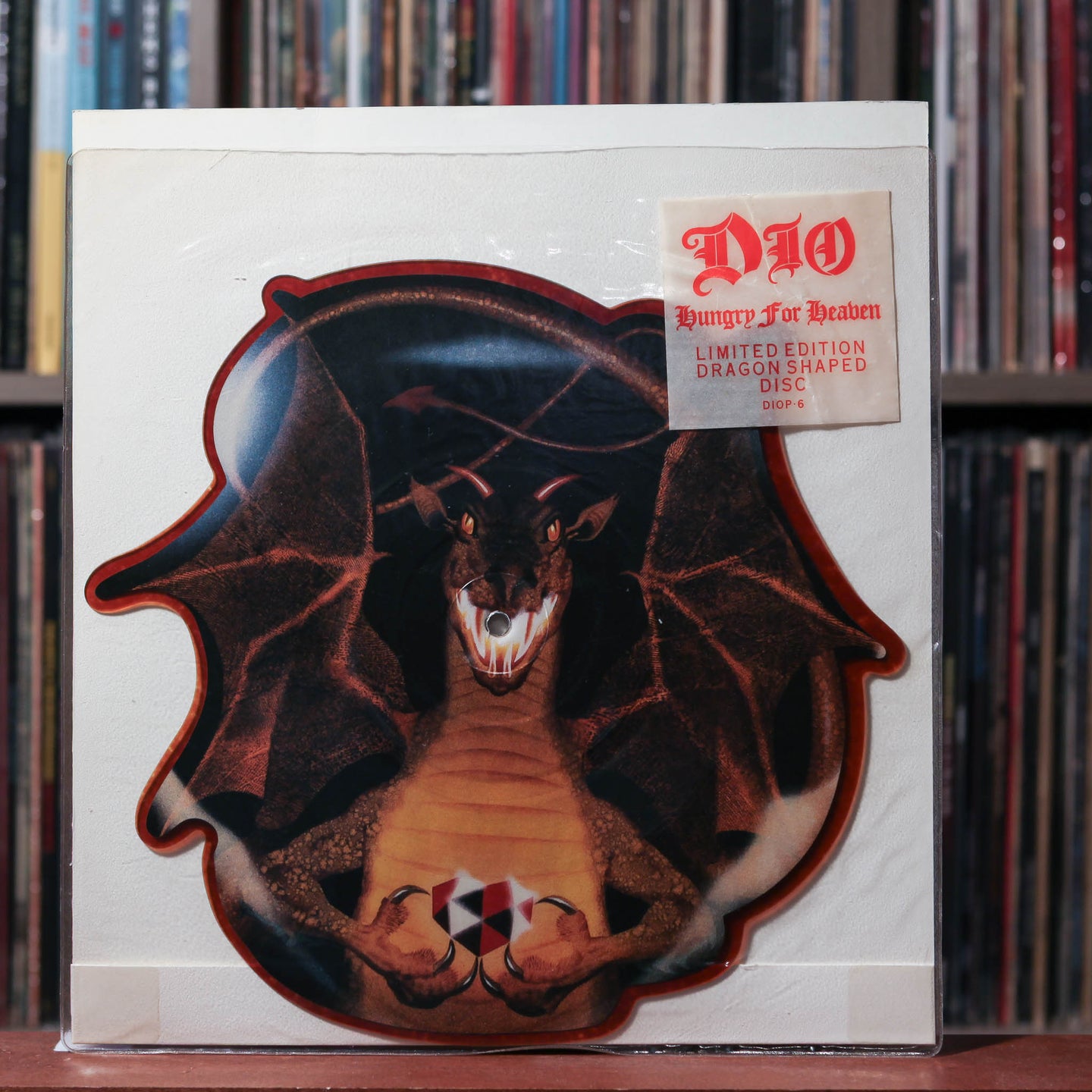 Dio - Hungry For Heaven - UK SHAPED PICTURE DISC 1985 Vertigo, VG+/VG