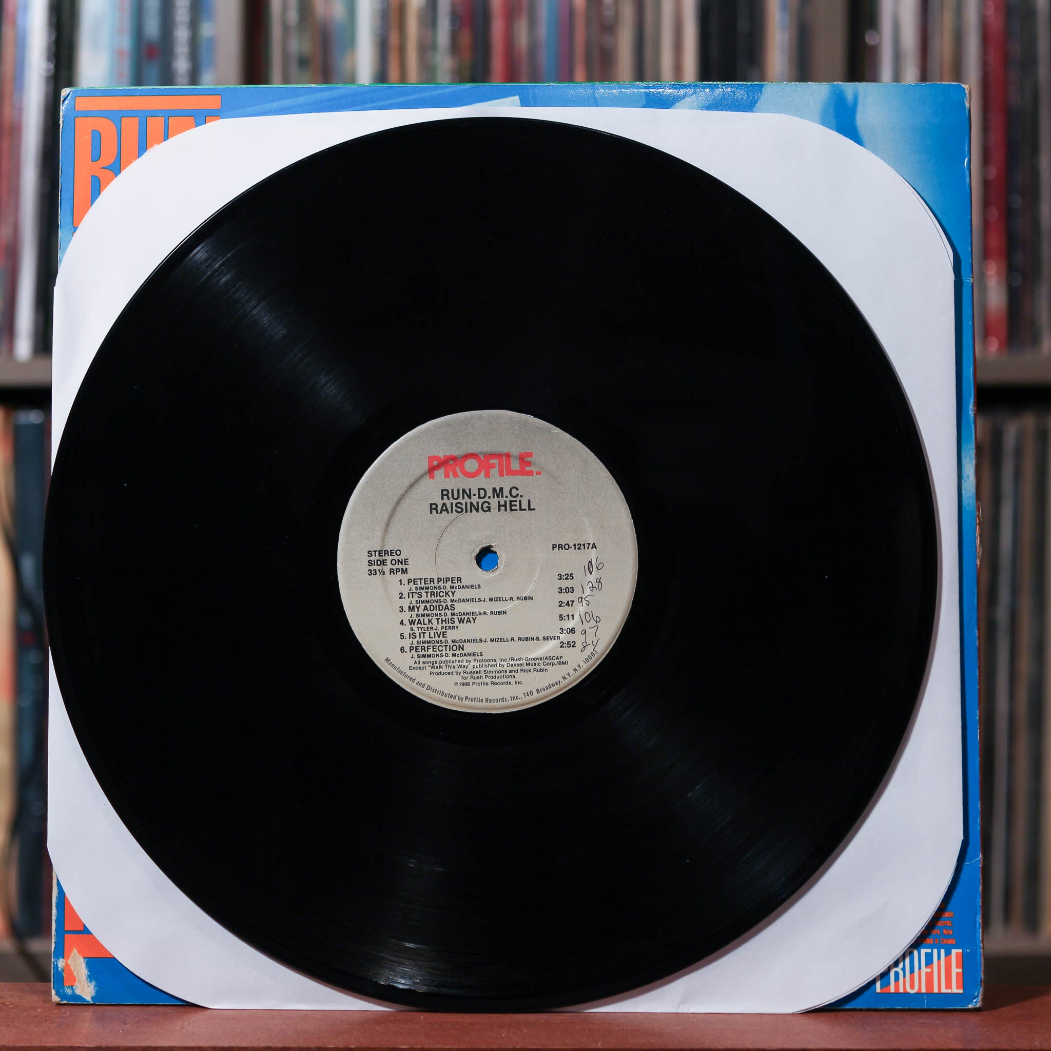 Run-DMC - Raising Hell - 1986 Profile Records, VG/VG