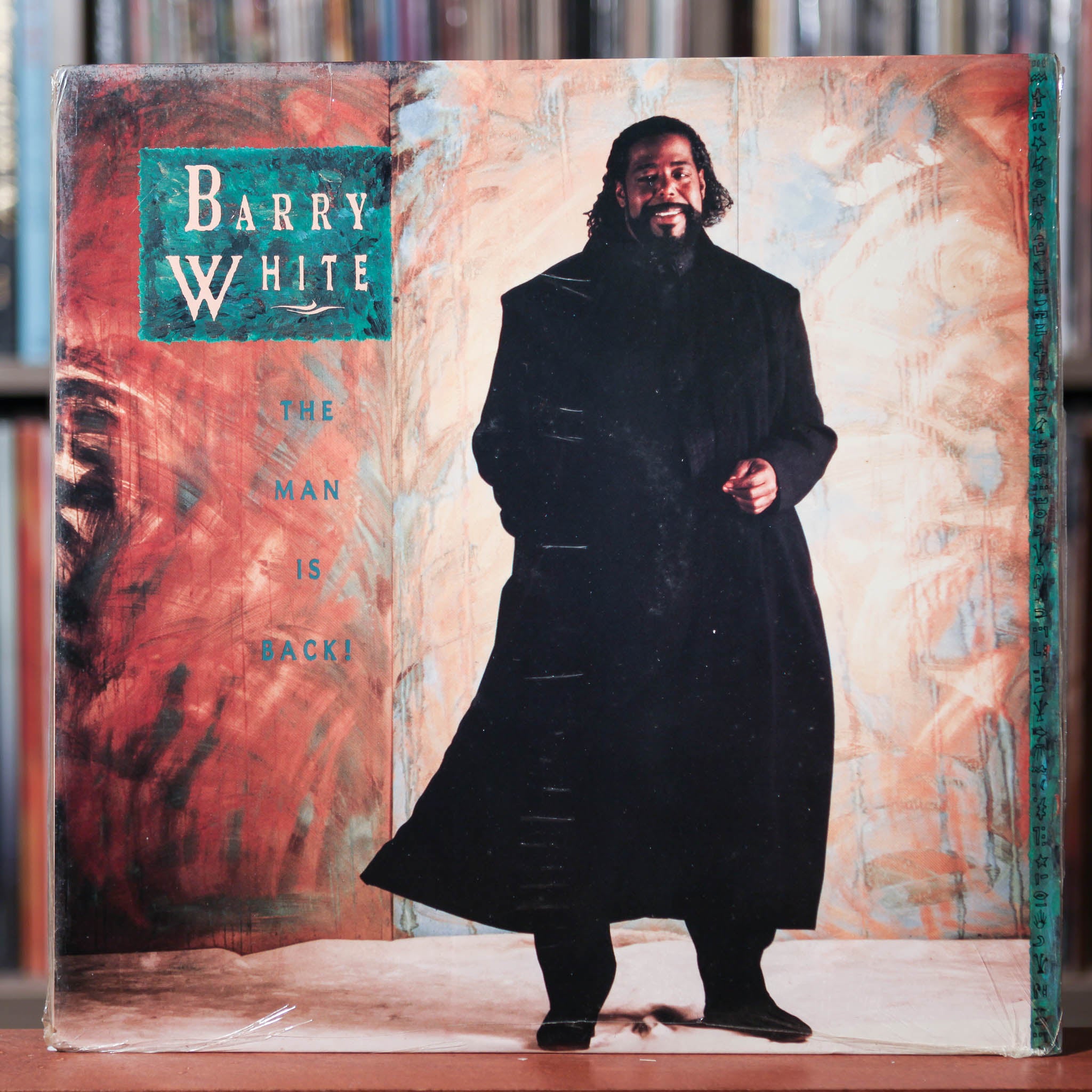Barry White - Barry White: The Man Is Back! - 1989 A&M, VG+/EX w/Shrin