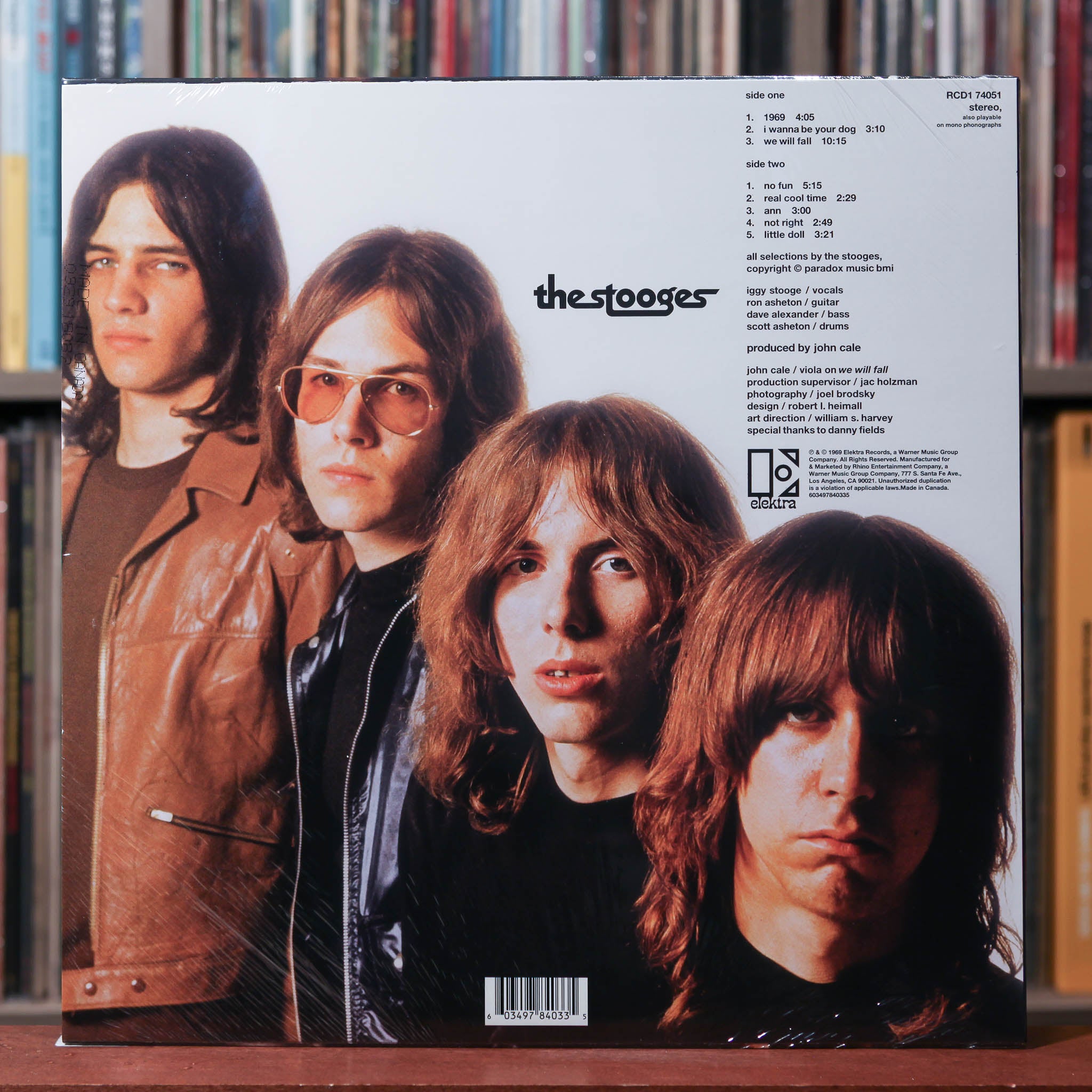The Stooges - The Stooges - WHISKY VINYL 2022 Elektra SEALED