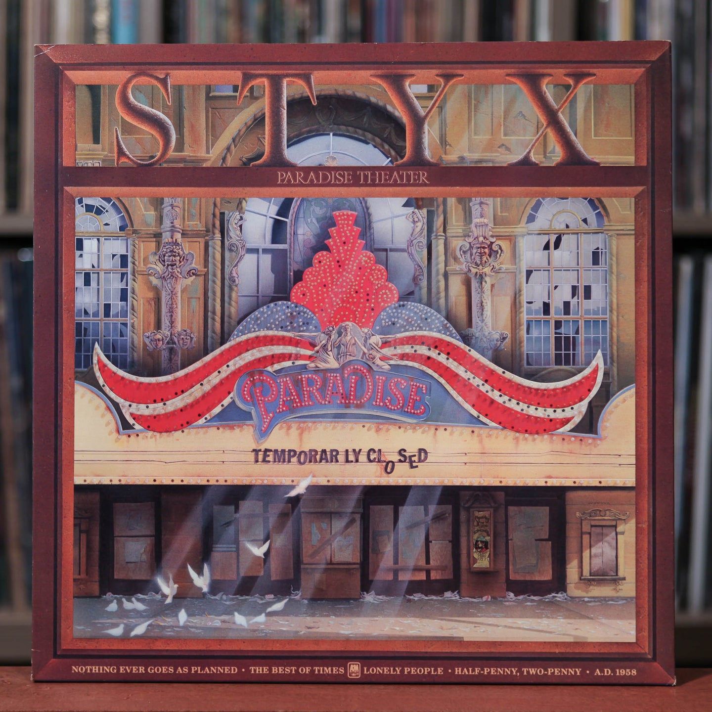Styx - Paradise Theater- 1980 A&M, EX/EX