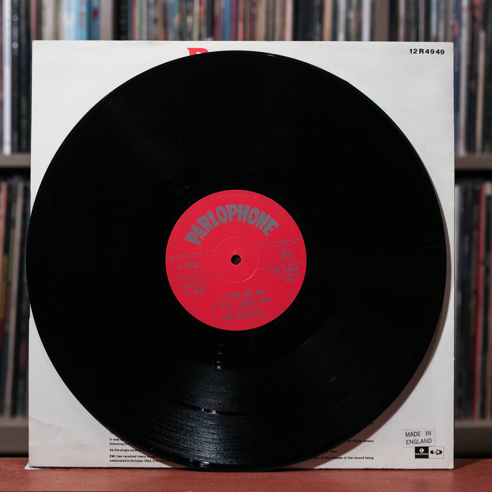 The Beatles - Love Me Do - UK Import - Mono -1982 Parlophone