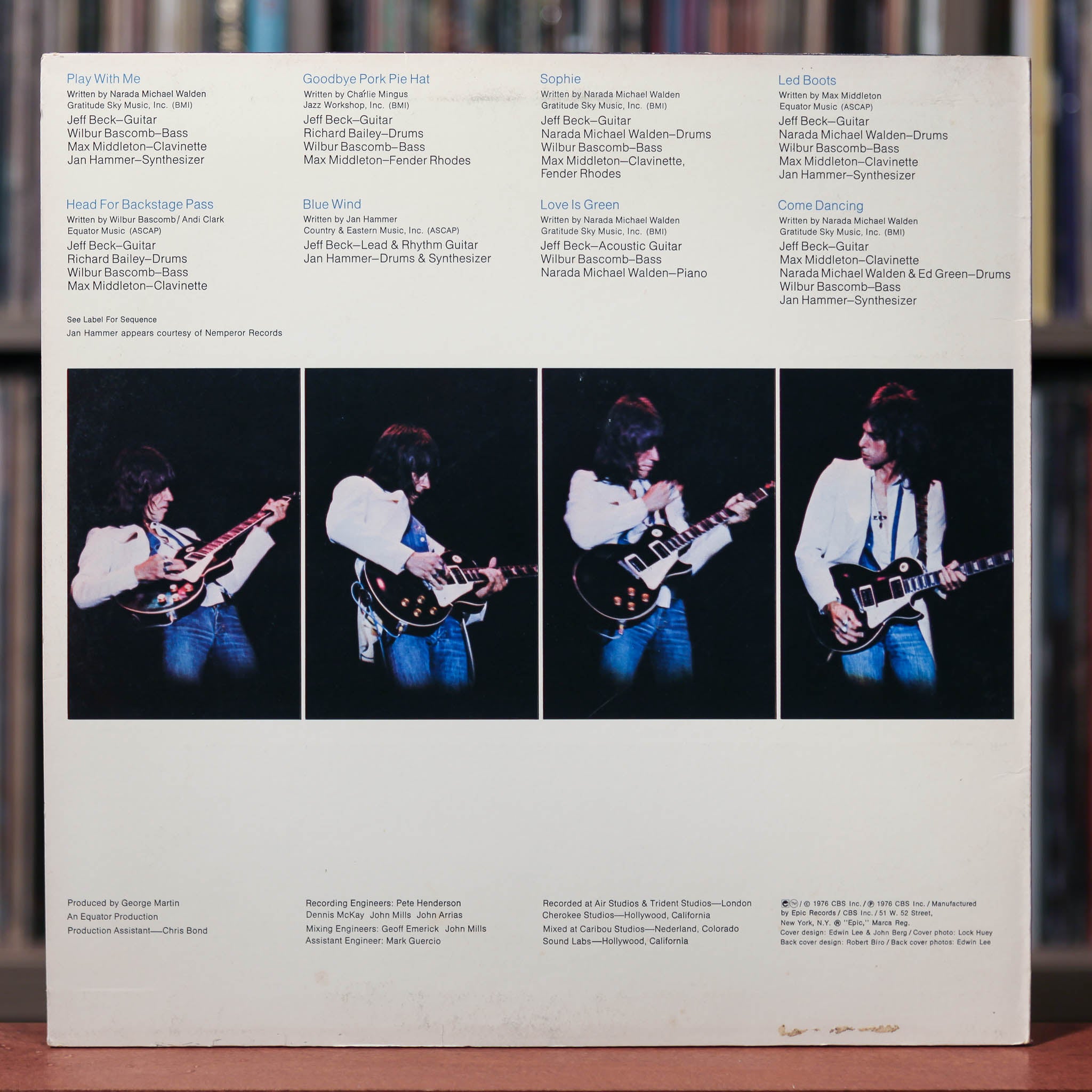 Jeff Beck - Wired - 1976 Epic, VG/VG