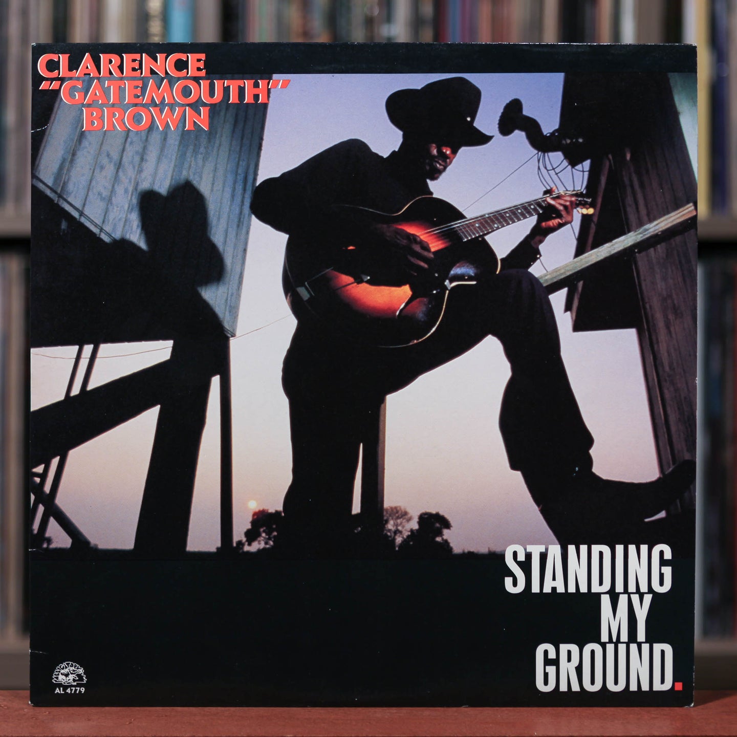 Clarence Gatemouth Brown - Standing My Ground - 1989 Alligator, VG+/VG+