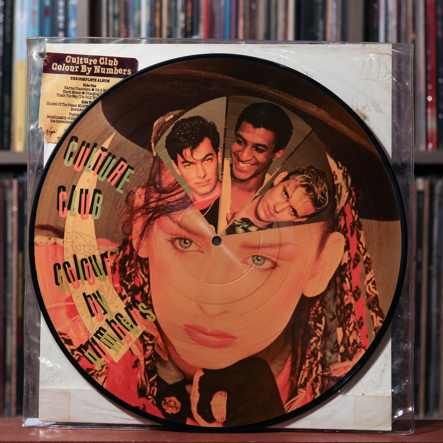 Culture Club - Colour By Numbers - PICTURE DISC 1984 Epic, VG+/VG+