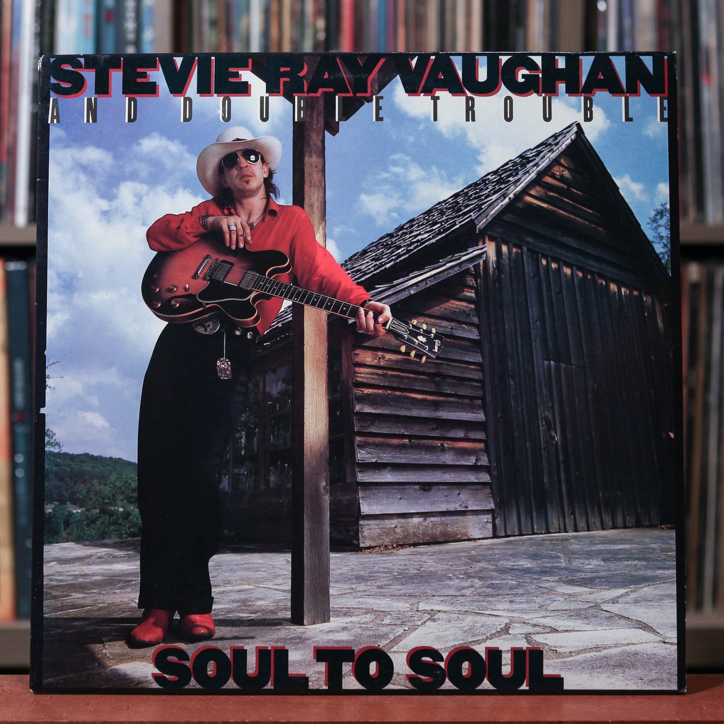 Stevie Ray Vaughan & Double Trouble - Soul To Soul - 1985 Epic, VG+/VG+