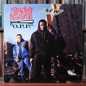 Naughty By Nature - O.P.P. / Wickedest Man Alive - 12" Single - 1991 Tommy Boy, VG/VG