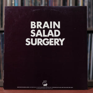 Emerson Lake & Palmer - Brain Salad Surgery - 1973 Manticore, VG+/VG+ w/Poster