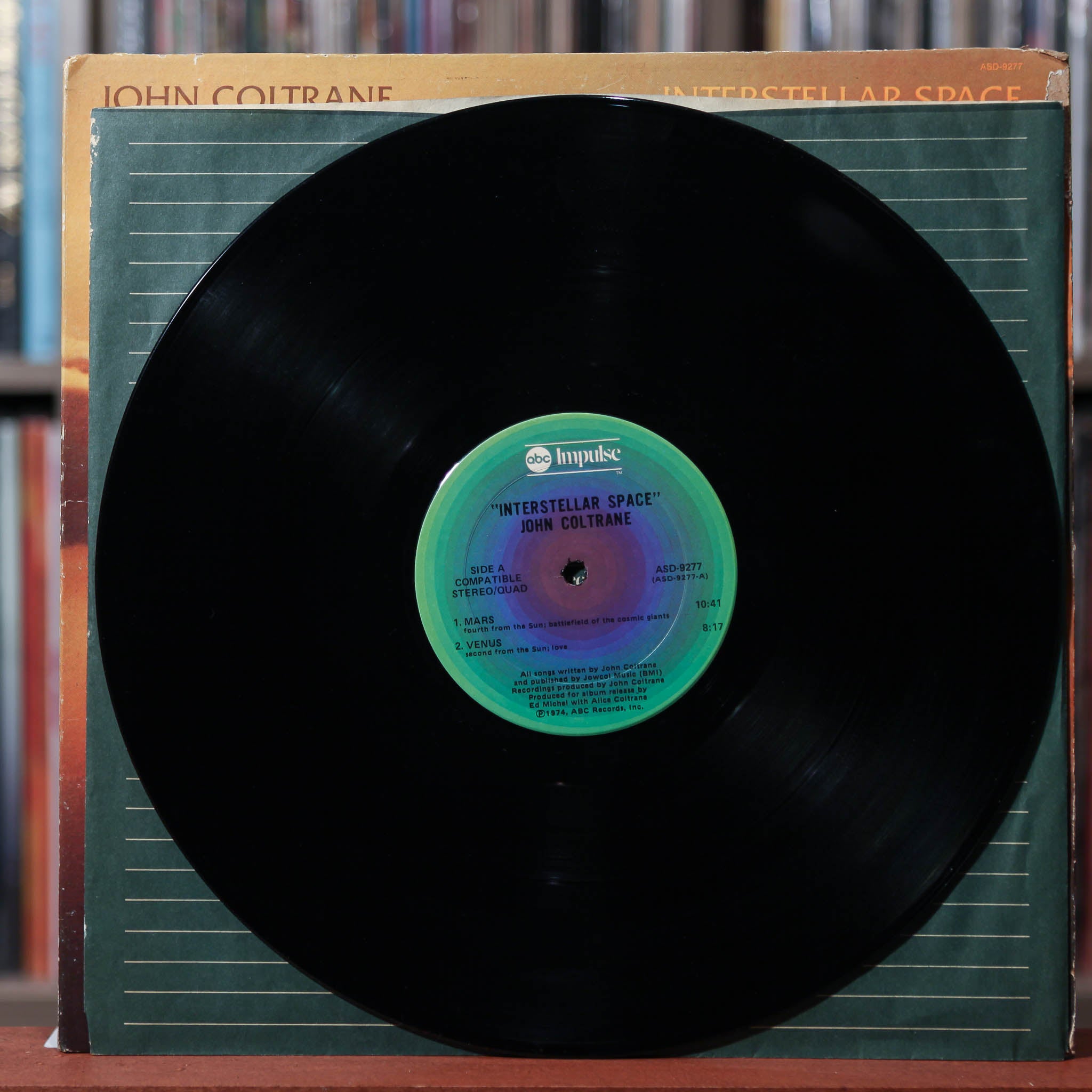 お得セット John Coltrane - Interstellar Space - 1974 ABC Impulse!, VG/VG+ 洋楽
