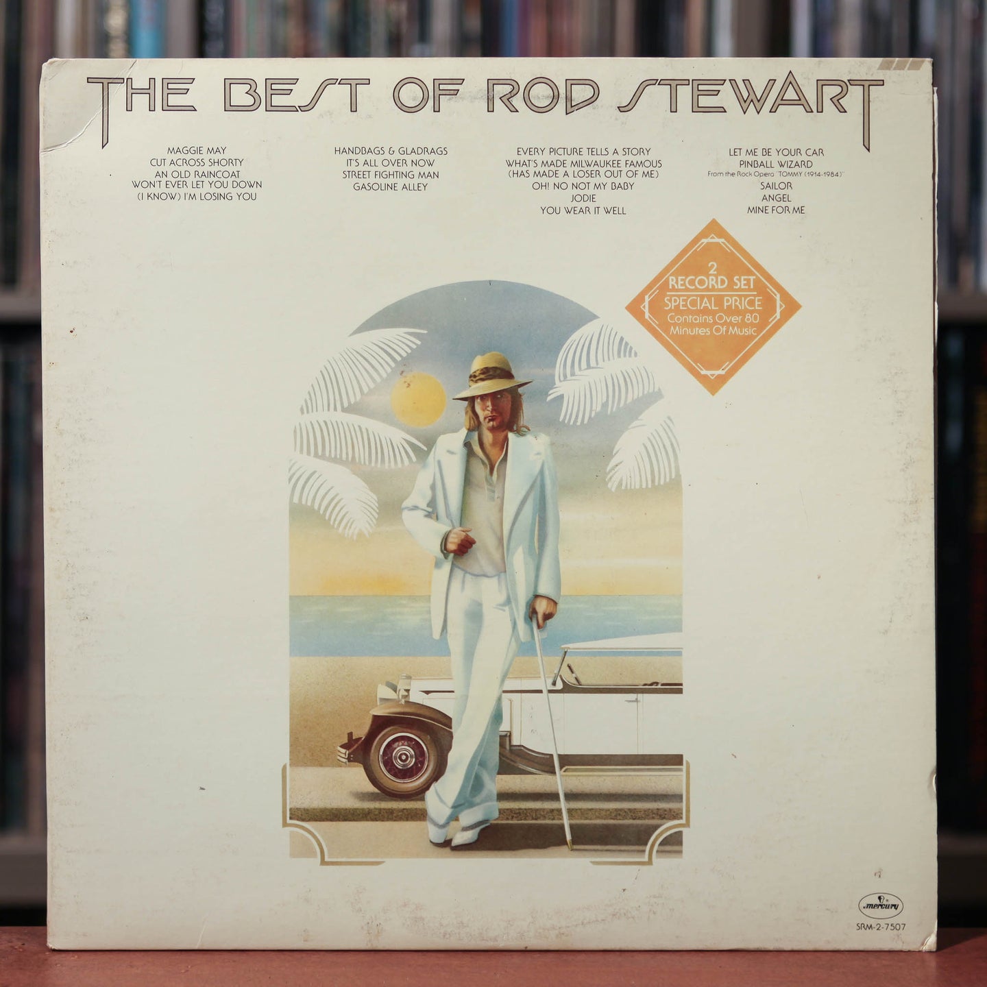 Rod Stewart - The Best Of Rod Stewart - 2LP - 1976 Mercury, VG/EX