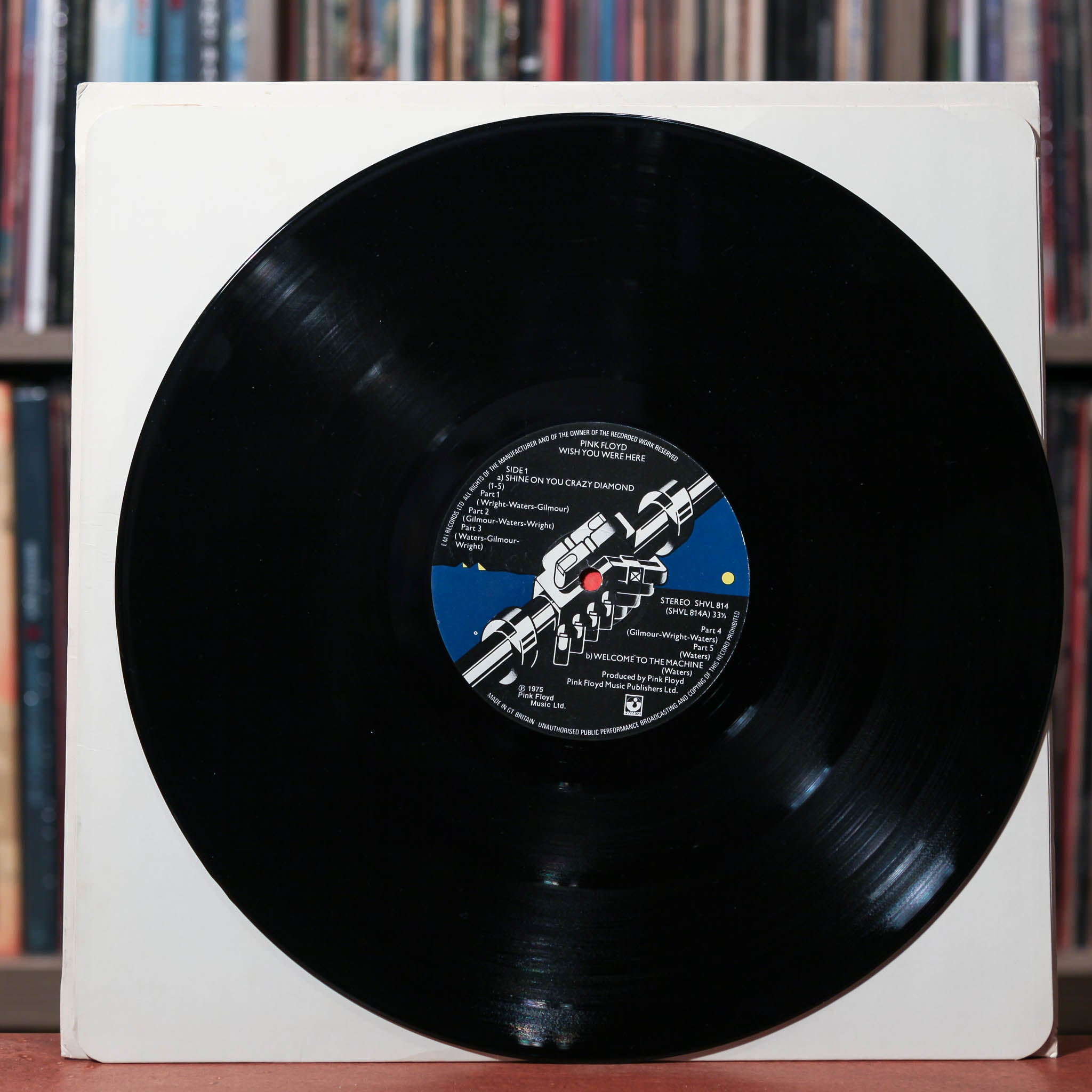 Pink Floyd Wish You Were Here UK(英)盤 LP Pink Floyd – Wish You Were Here = 炎 (あなたがここにいて