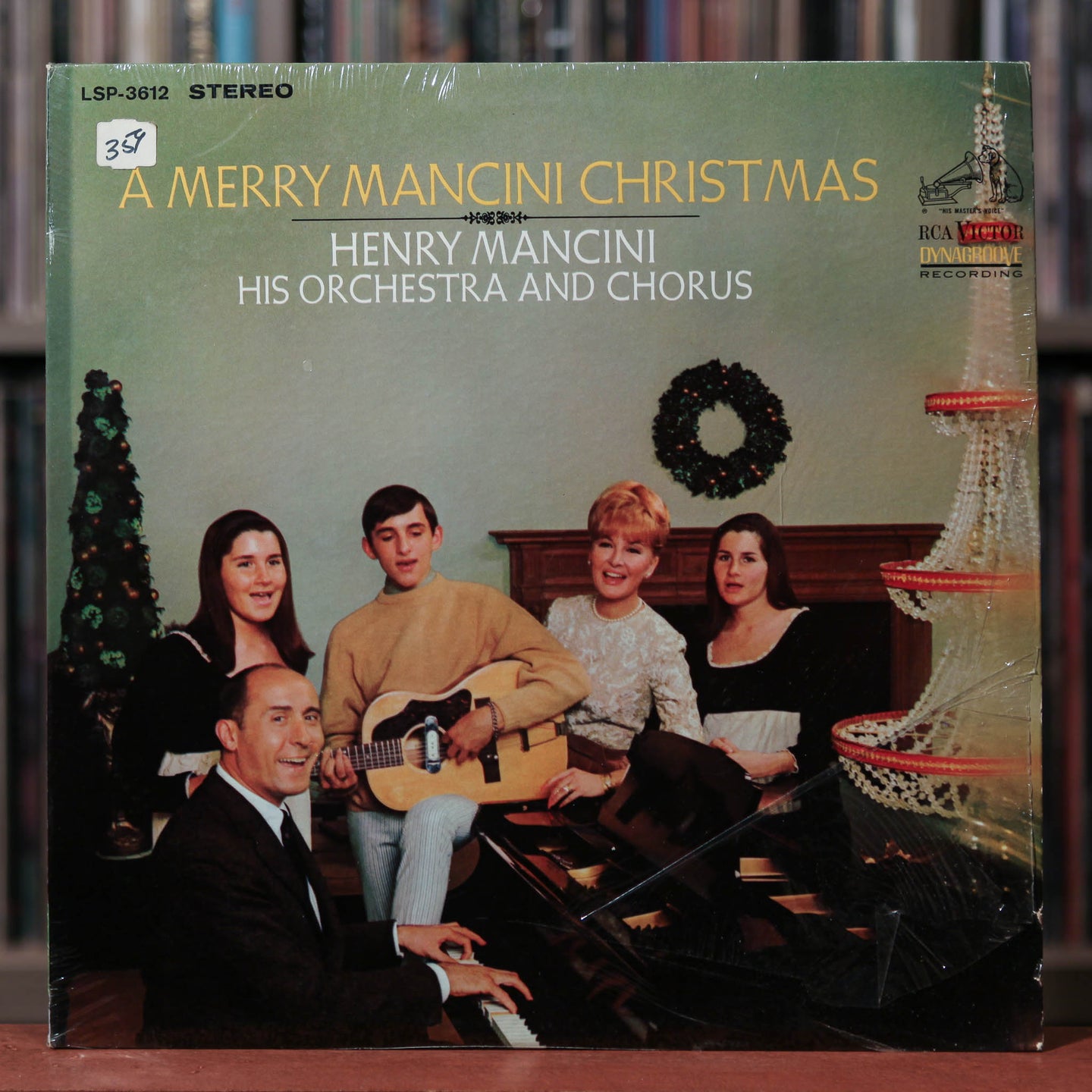Henry Mancini, His Orchestra And Chorus - A Merry Mancini Christmas - 1966 RCA, EX/VG w/Shrink