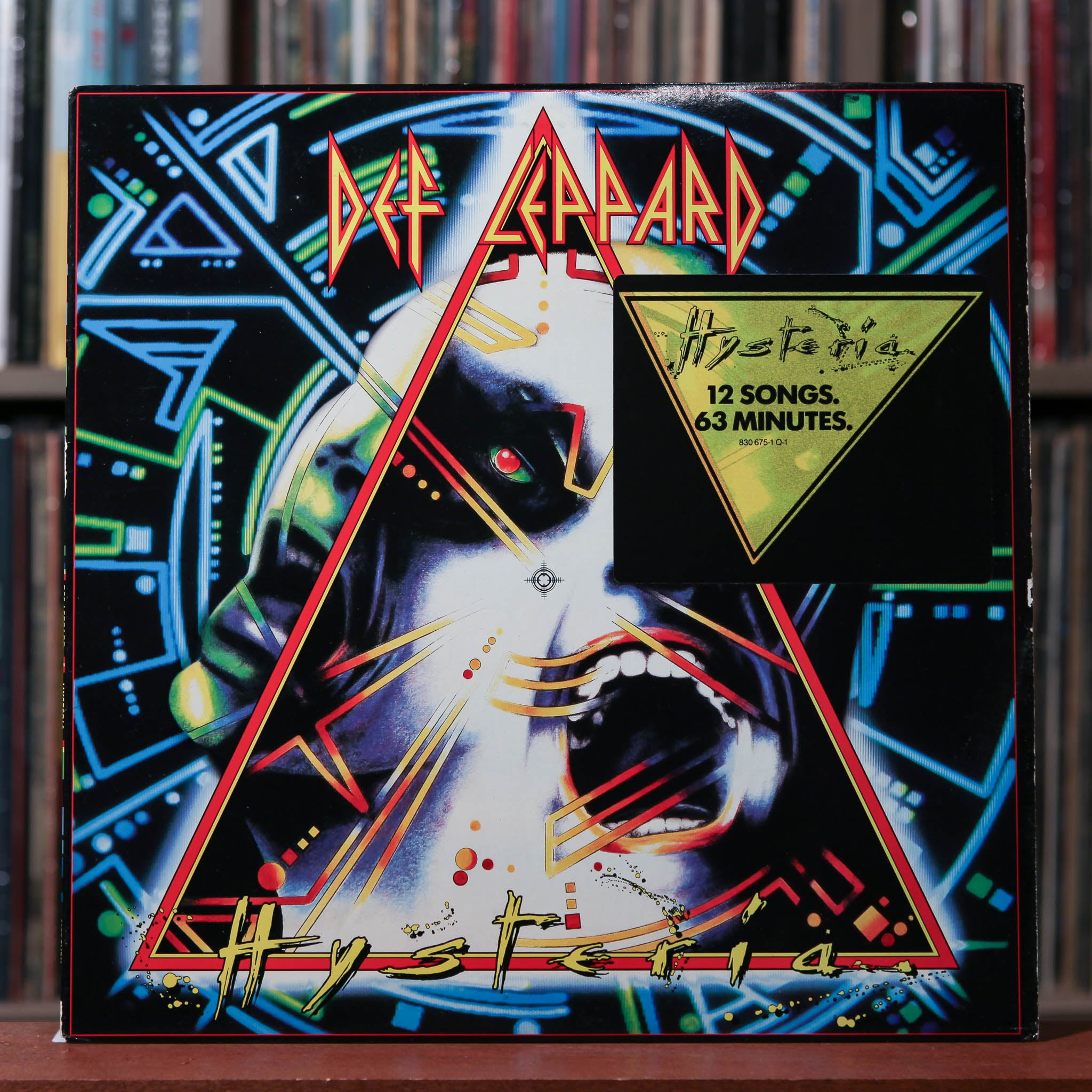 Def Leppard - Hysteria - PROMO W/ HYPE 1987 Mercury, VG+/NM