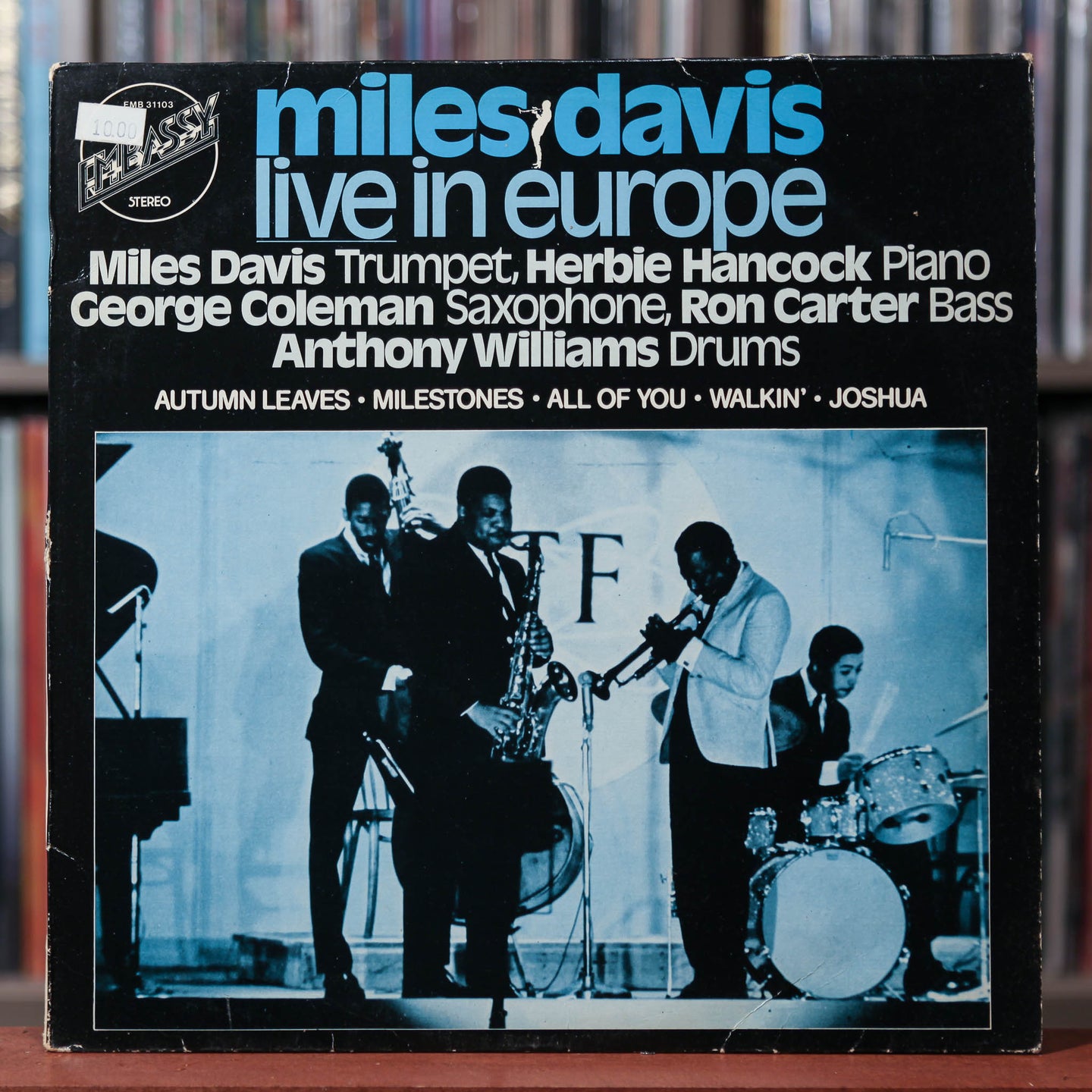 Miles Davis - Live In Europe - European Import - 1975 Embassy, VG/EX