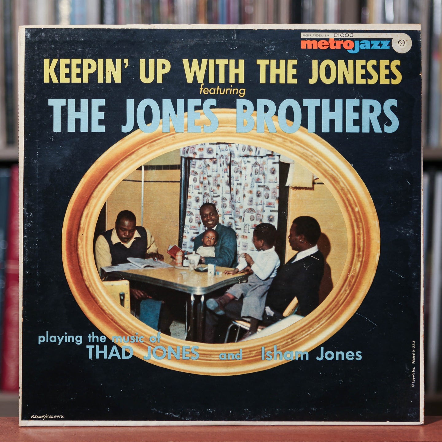 The Jones Brothers - Keepin' Up With The Joneses - 1959 MetroJazz, VG+/VG+