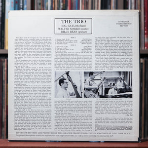 The Trio, Billy Bean, Hal Gaylor, Walter Norris - The Trio - 1961 Riverside Records, VG+/VG+