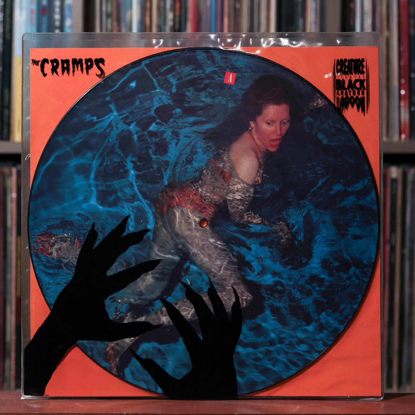 The Cramps - Creature From The Black Leather Lagoon - UK PICTURE DISC 1990 Enigma, EX/EX