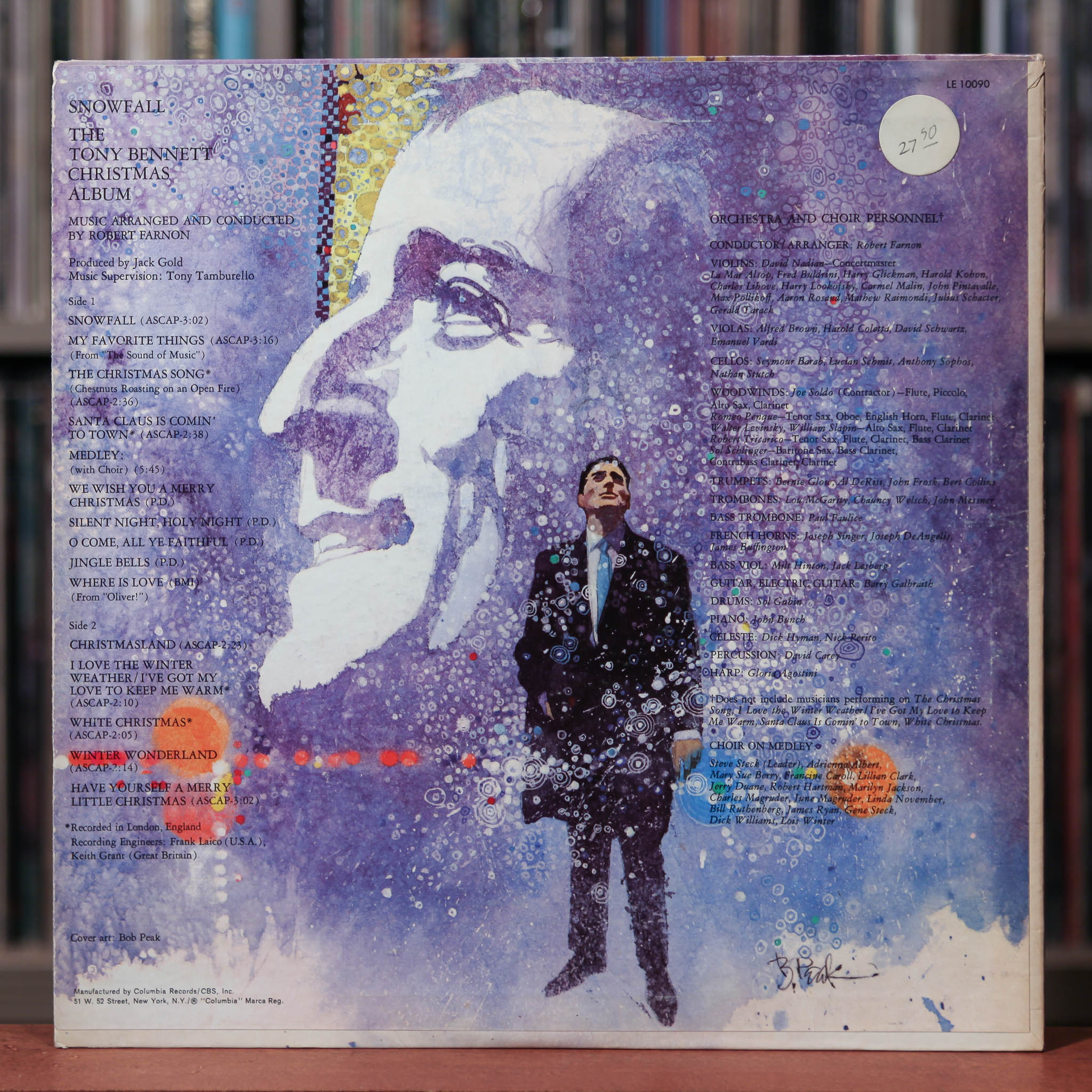 Tony Bennett - Snowfall: The Tony Bennett Christmas Album - 1970's Col