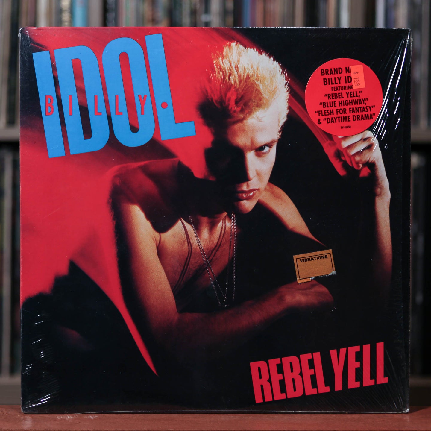 Billy Idol - Rebel Yell - 1983 Chrysalis, EX/EX w/Shrink and Hype