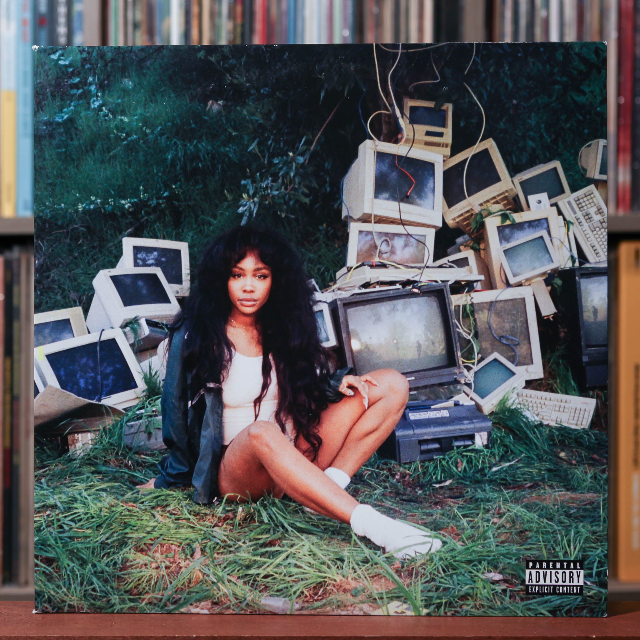 SZA - Ctrl - 2LP TRANS GREEN VINYL 2017 Top Dawg Entertainment, VG+/VG
