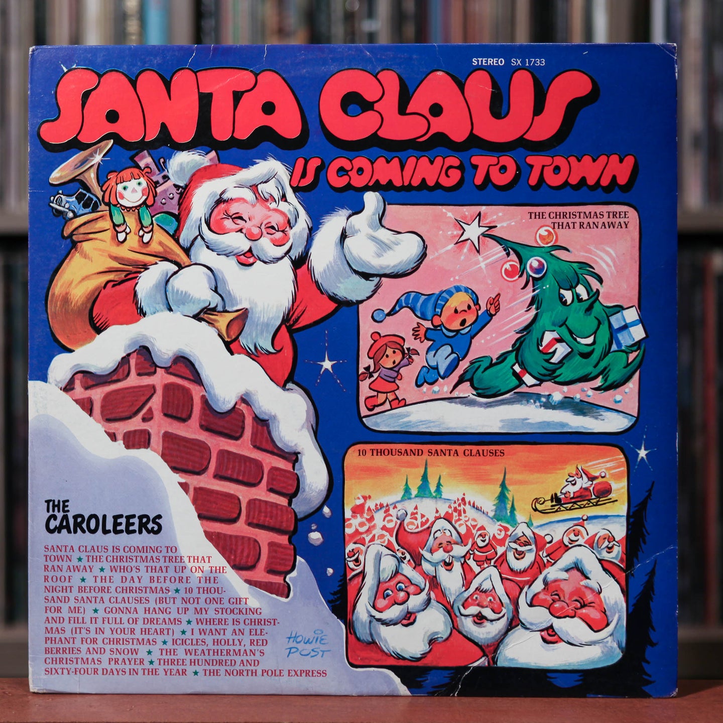 The Caroleers - Santa Claus Is Coming To Town - TInkerbell Records, VG/VG