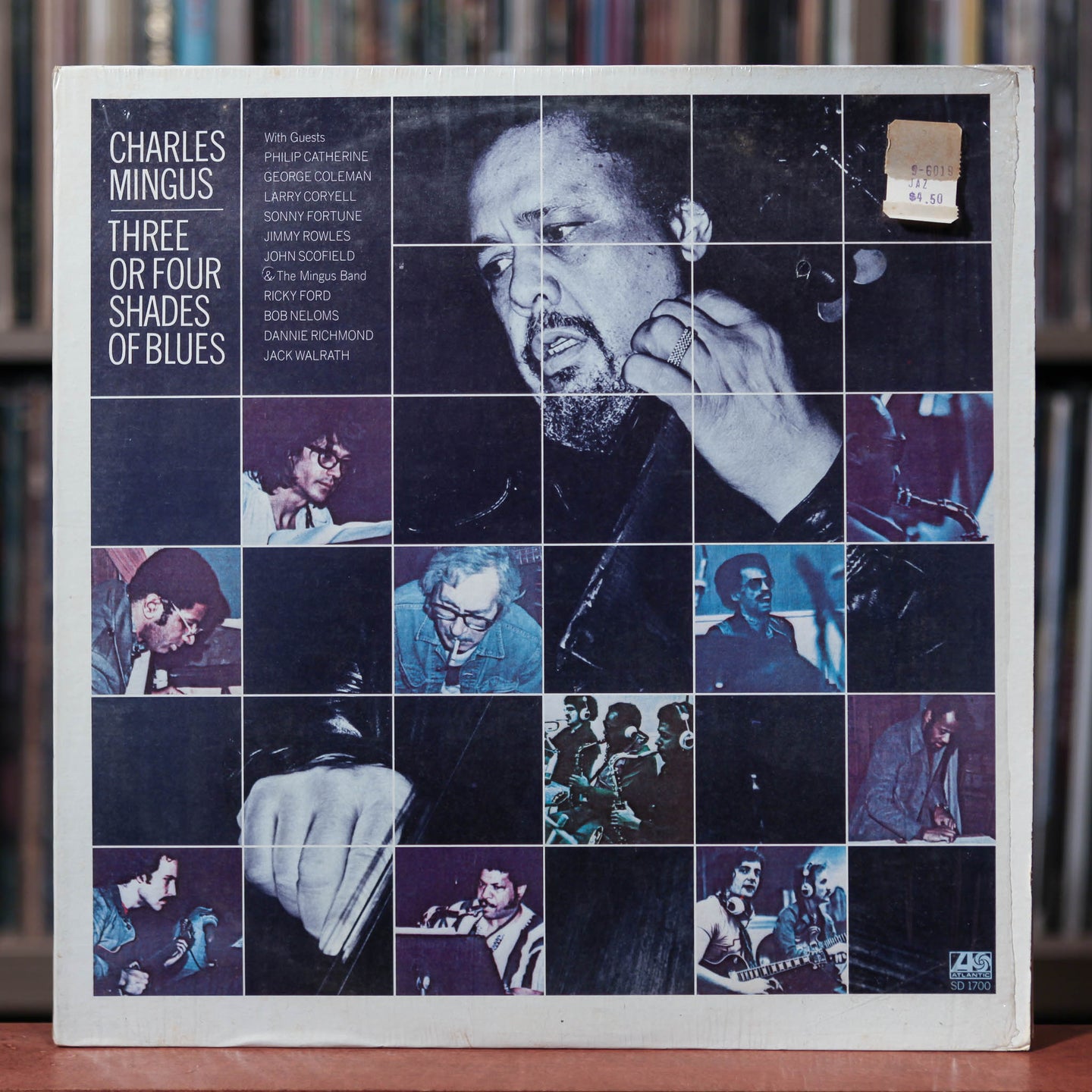 Charles Mingus - Three Or Four Shades Of Blues - 1977 Atlantic, EX/VG w/Shrink