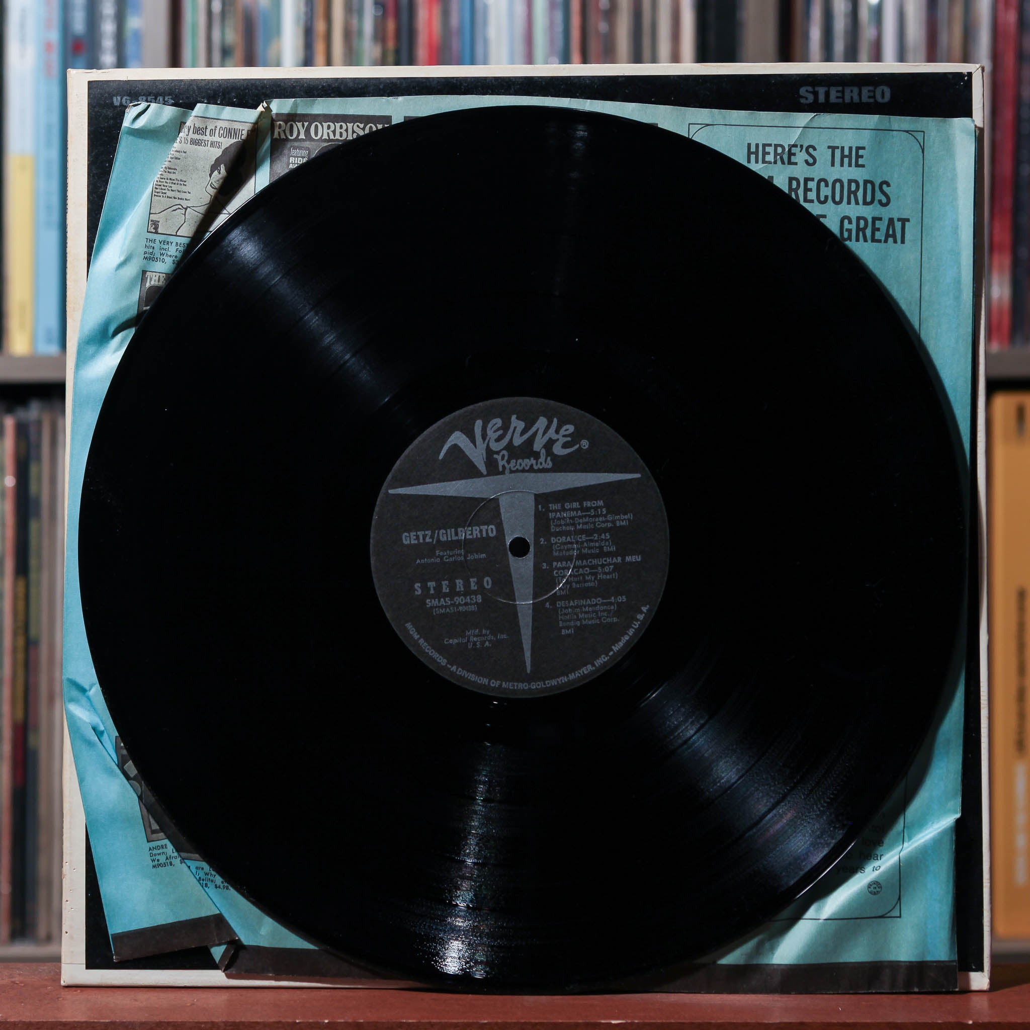 Stan Getz - Getz / Gilberto - 1965 Verve Records, VG+/EX