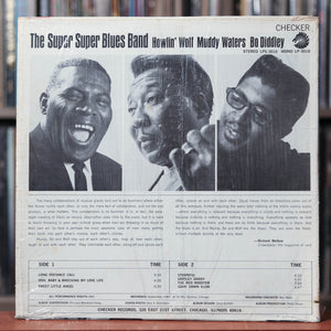 Howlin' Wolf, Muddy Waters & Bo Diddley - The Super Super Blues Band - 1977 Checker, VG+/VG+ w/Shrink