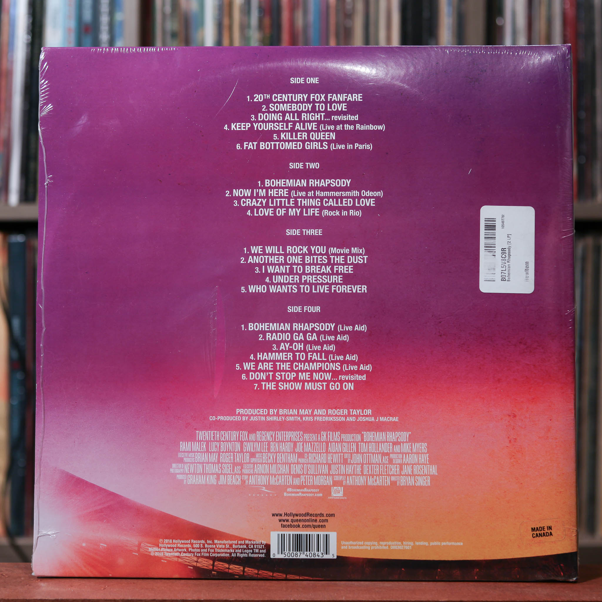 Queen - Bohemian Rhapsody (The Original Soundtrack) - 2LP 2019 Hollywo