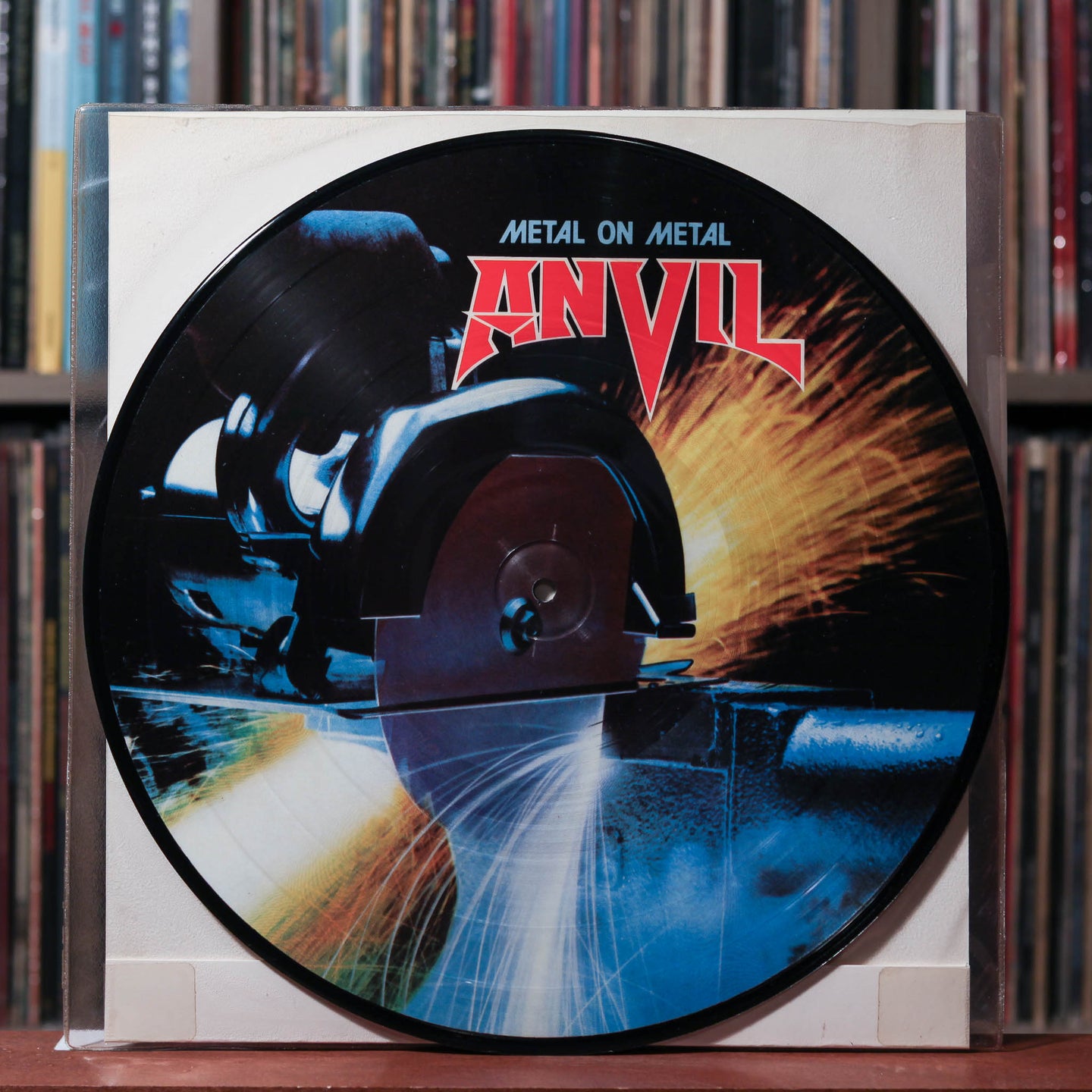 Anvil - Metal On Metal - FRANCE PICTURE DISC 1983 SPI, EX/EX