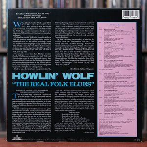 Howlin' Wolf - The Real Folk Blues - 1987 Chess, VG+/EX