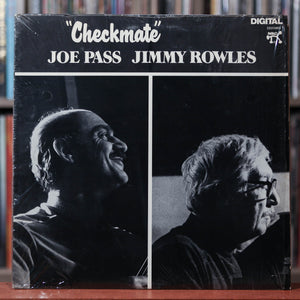 Joe Pass/Jimmy Rowles - Checkmate - Red Vinyl - 1981 Pablo Records, VG+/VG+ w/Shrink