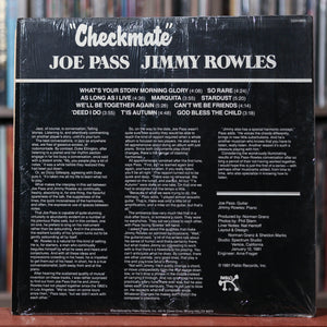 Joe Pass/Jimmy Rowles - Checkmate - Red Vinyl - 1981 Pablo Records, VG+/VG+ w/Shrink