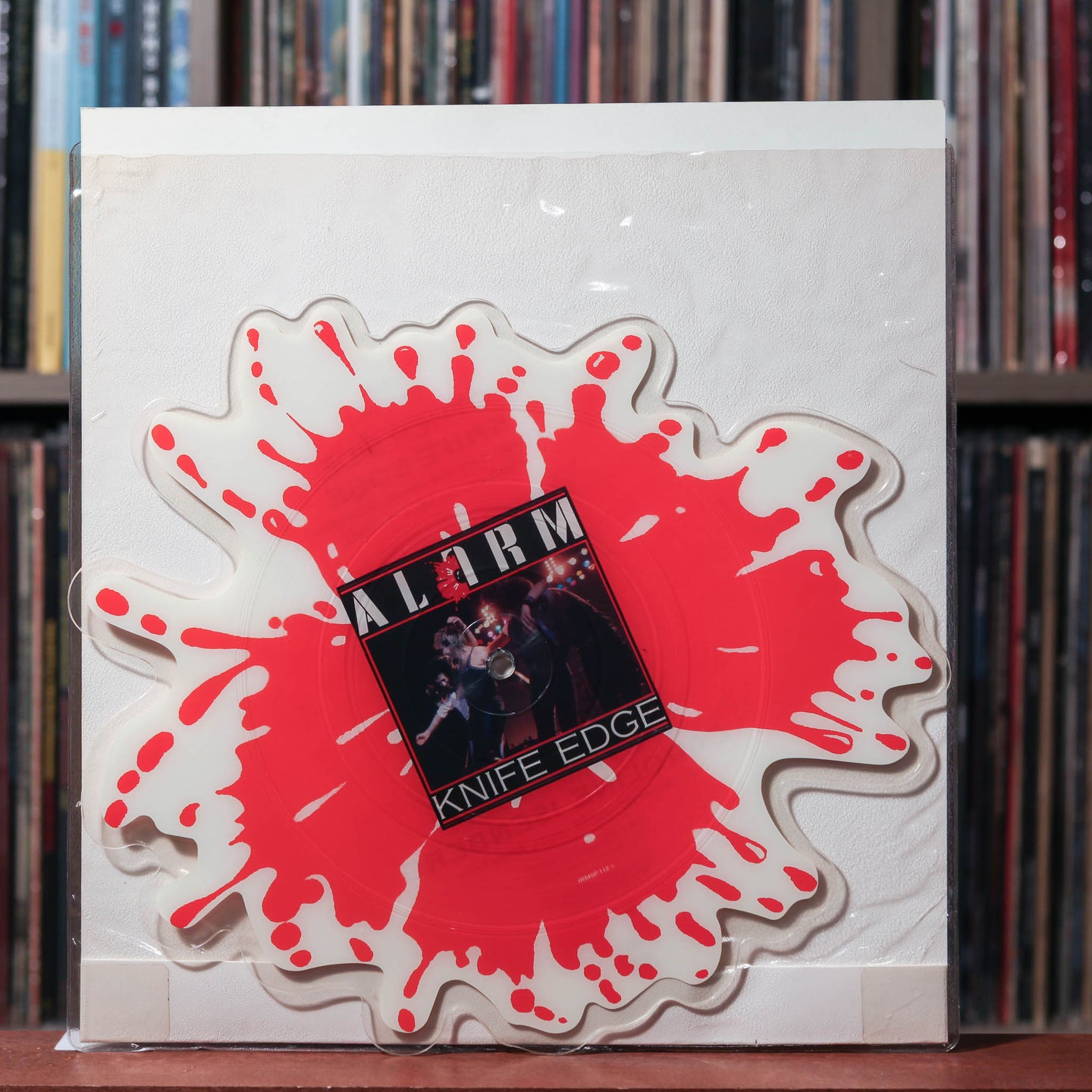 Alarm - Knife Edge - UK SHAPED PICTURE DISC 1986 I.R.S. Records, EX/VG+