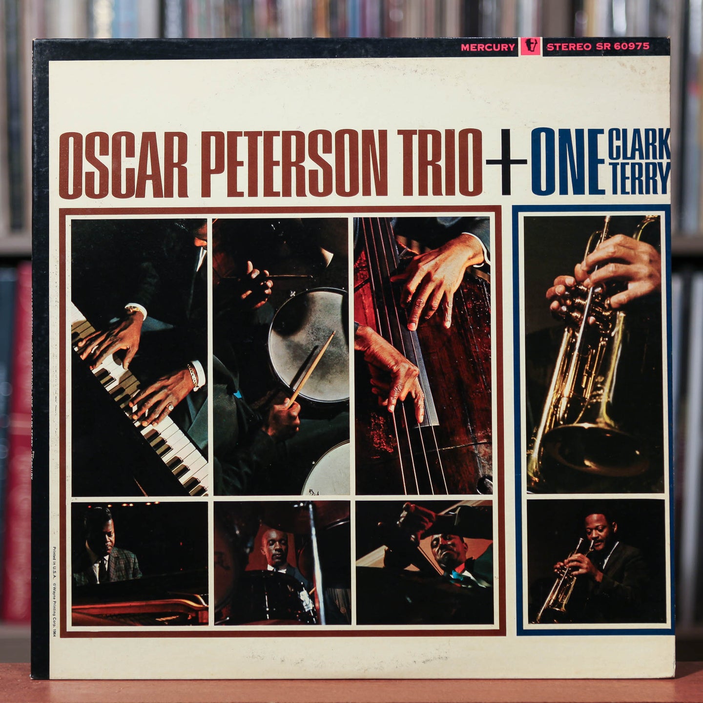 The Oscar Peterson Trio - Oscar Peterson Trio + One - 1964 Mercury, EX/VG