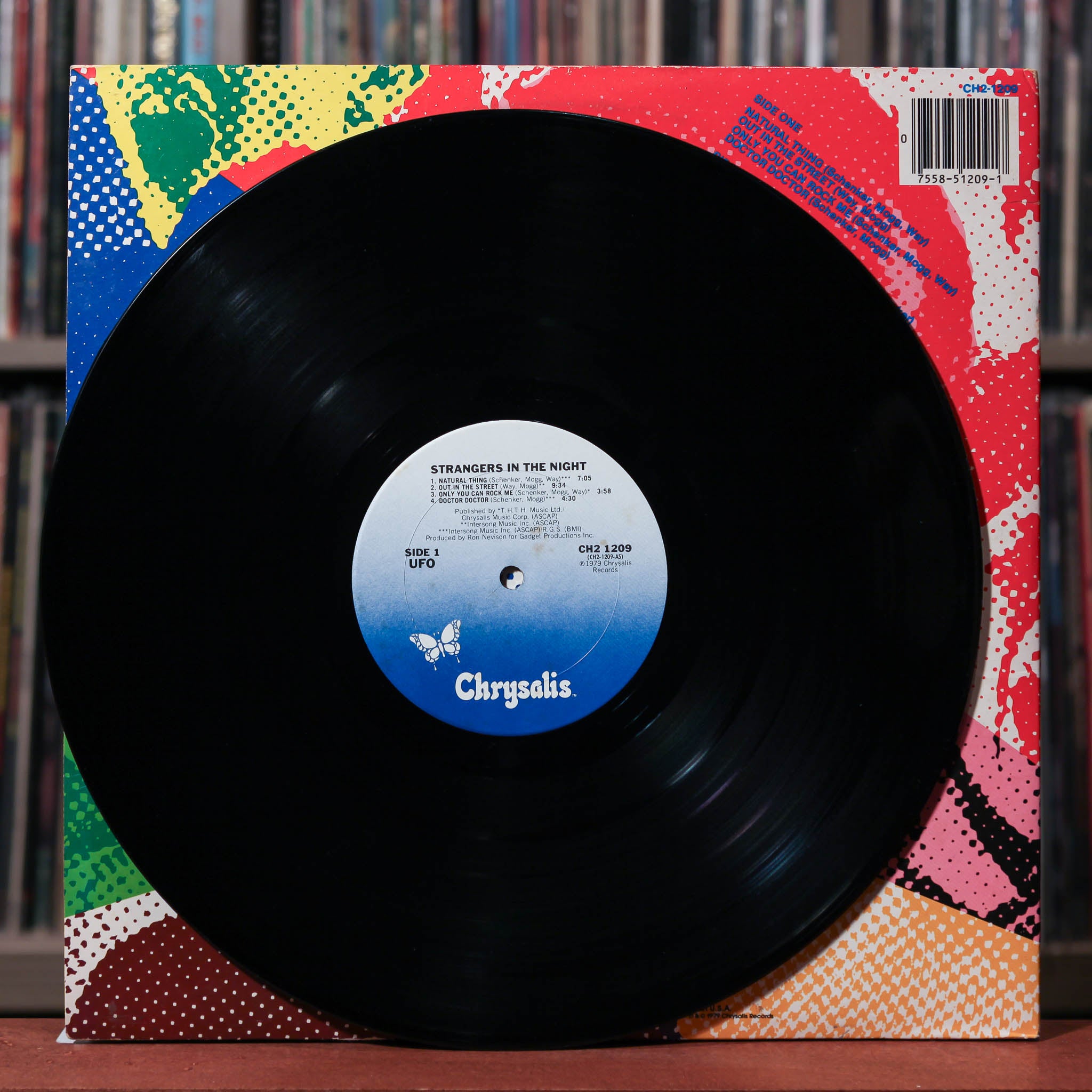 UFO - Strangers In The Night - 1979 Chrysalis, VG+/VG+