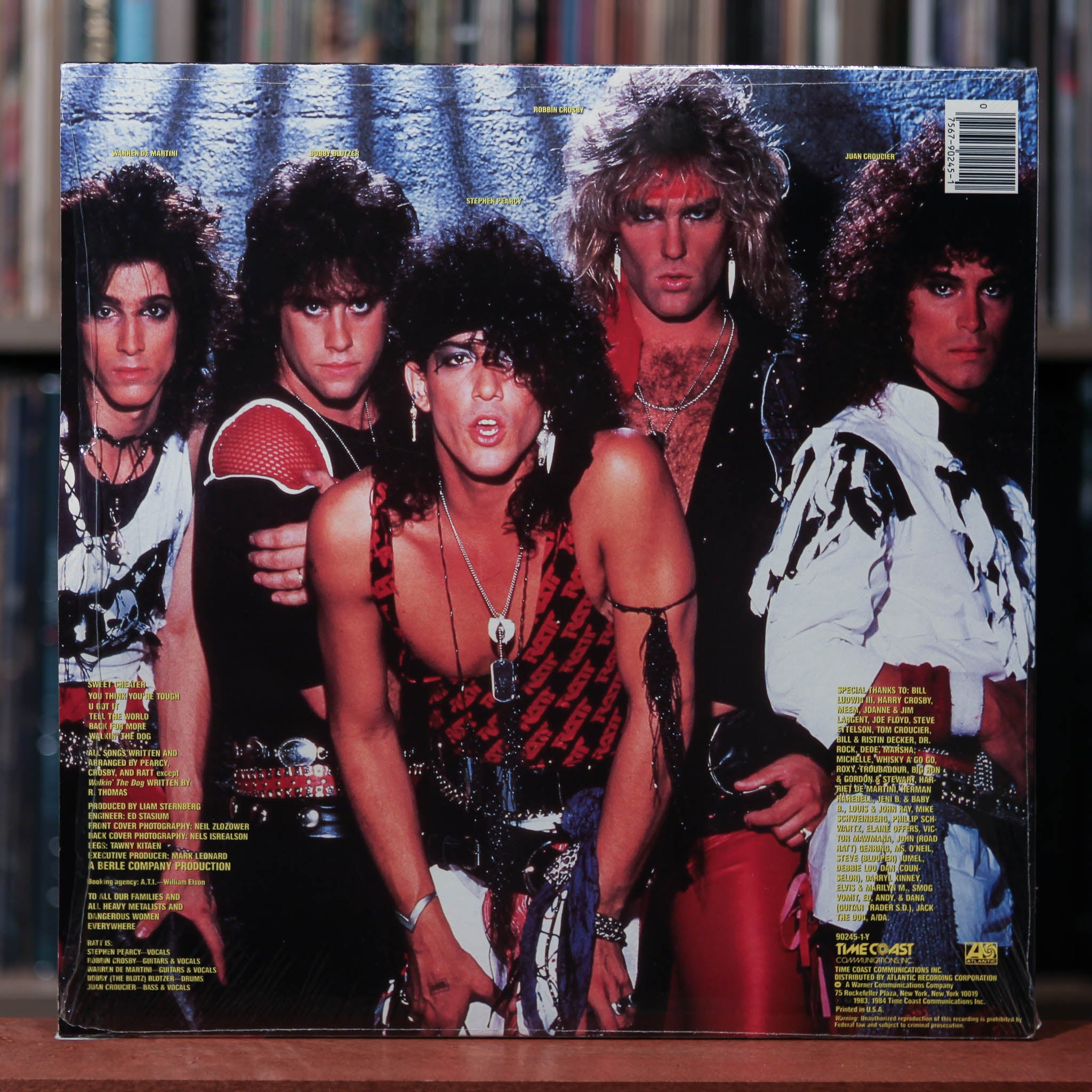 Ratt - Self Titled - 1984 Time Coast - VG+/VG+