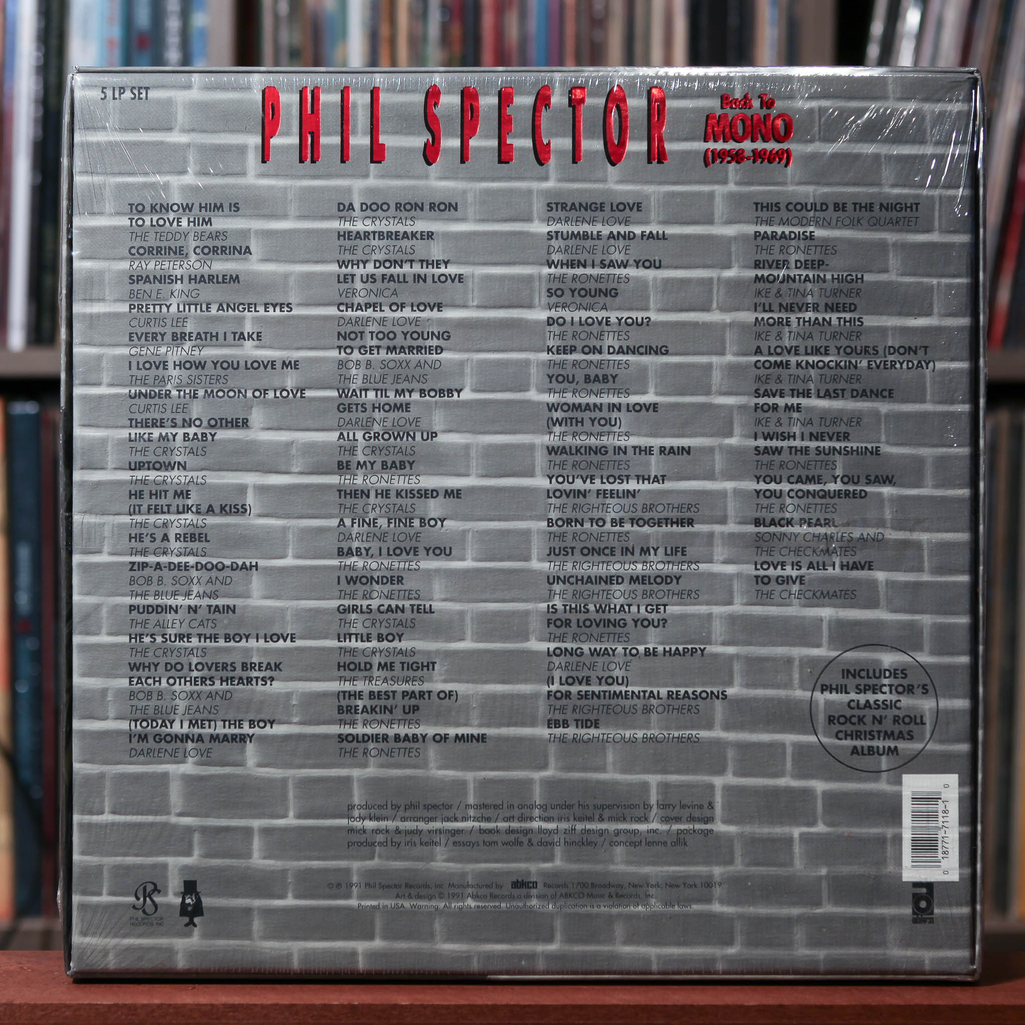 Phil Spector - Back To Mono (1958-1969) - 1991 ABKCO SEALED